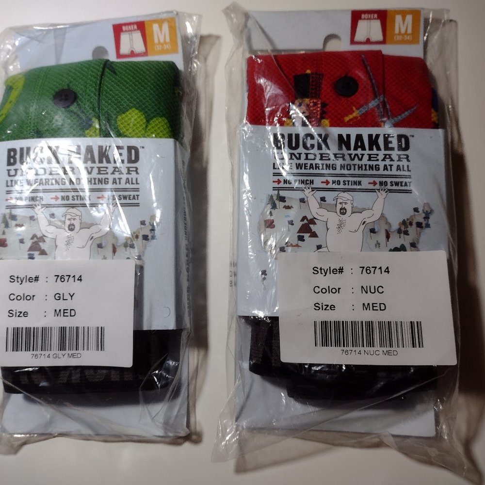 Brand New Buck Naked Underwear